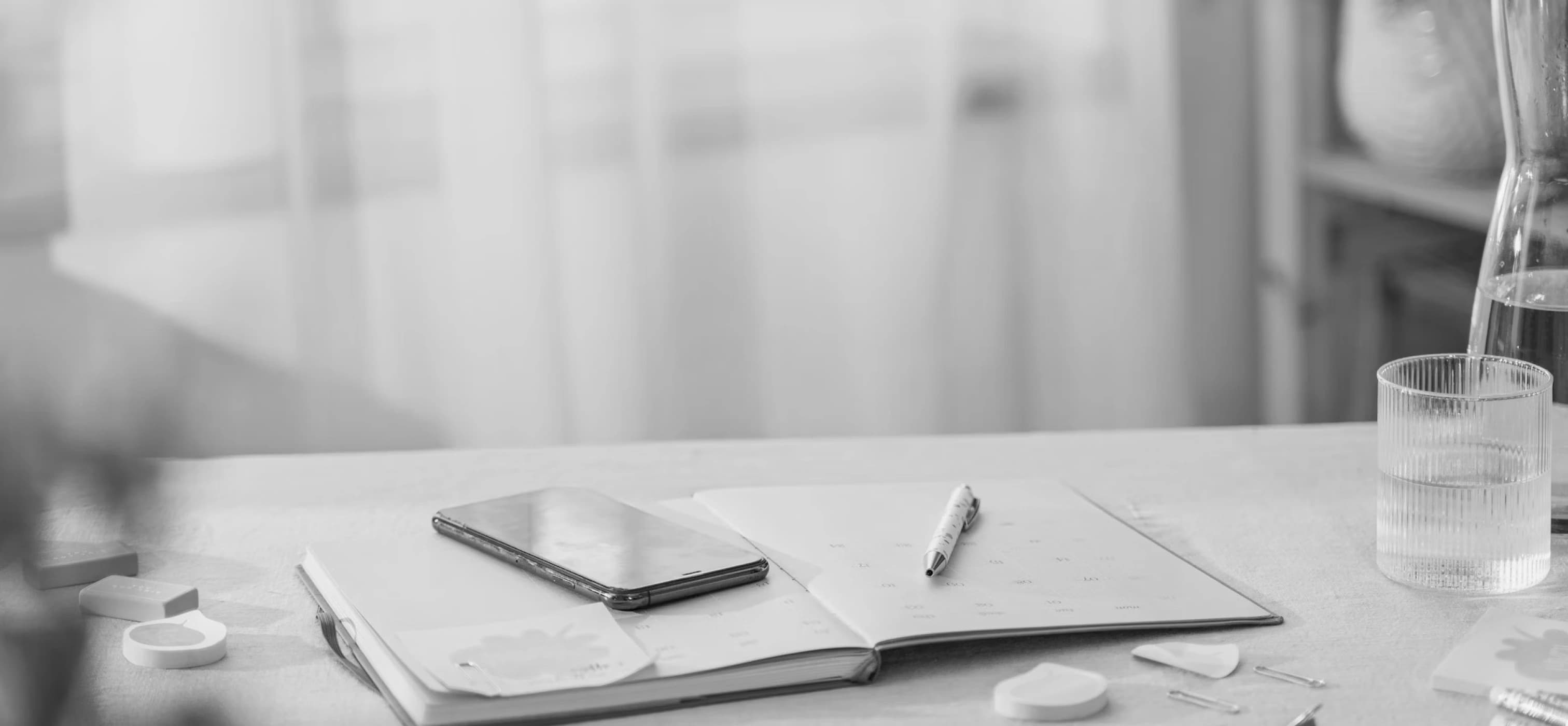 Documement on a table